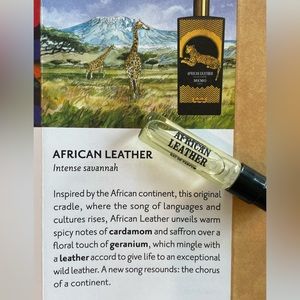 African Leather from Memo Paris eau de parfum 1.5mL NEW
